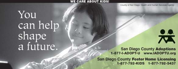 San Diego County Adoptions Ad