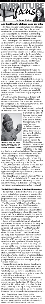 Furniture Focus Column 1